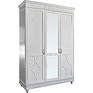 Wardrobe 3d «Ustina 2358-01» BM691, Color: Milk