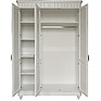 Wardrobe 3d «Ustina 2358-01» BM691, Color: Milk