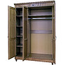 Wardrobe 3d «Ustina 2358-01» BM691, Color: Nut