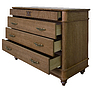 Chest of drawers «Ustina 2361» BM69, Color: Nut