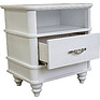 Bedside nightstand «Ustina 2363» BM691, Color: Milk