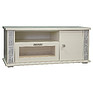 TV sideboard «Tunis» P343.18SH, Color: ivory+silver