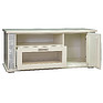 TV sideboard «Tunis» P343.18SH, Color: ivory+silver