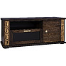 TV sideboard «Tunis» P343.18SH, Color: venge+gold