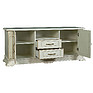 Chest of drawers «Verdi LuT TV2/1» P487.48, Color: ivory+gold