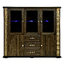 Sideboard «Tunis» P343.24SH, Color: venge+gold