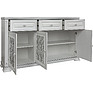 Sideboard «Martina 3 3D» P573.23 3D, Color: Milk with Silver