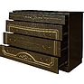 Chest of drawers «Beatris 2662» BM831, Color: gilded nutmeg