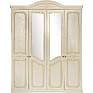 Wardrobe 4d «Beatris 2663-01» BM831, Color: jasmine with gilding