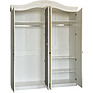 Wardrobe 4d «Eliz 2669-01» Bm841, Color: White vanilla