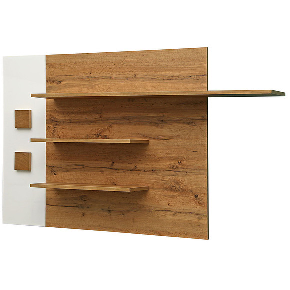 Полка «Гелиос» П550.09-01, Цвет: Дуб Вотан + белый